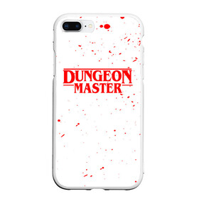 Чехол для iPhone 7Plus/8 Plus матовый с принтом DUNGEON MASTER BLOOD ГАЧИМУЧИ БЕЛЫЙ , Силикон | Область печати: задняя сторона чехла, без боковых панелей | aniki | billy | boss | boy | bucks | dark | deep | door | dungeon | fantasy | gachi | gachimuchi | gym | hundred | master | muchi | next | stranger | the | things | three | van | wee | билли | ван | гачи | гачимучи | дела | мучи | 