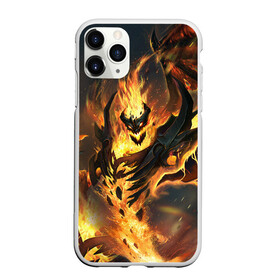 Чехол для iPhone 11 Pro матовый с принтом DOTA 2 SHADOW FIEND   ТЕНЬ , Силикон |  | Тематика изображения на принте: bristleback | dota | dota 2 | dota2 | heroes | invoker | lina | og team | pudge | shadow | shadow fiend | team liquid | team spirit | the international | windranger | бристелбек | бристл | дота | дота 2 | дота2 | пудж | тень | урса