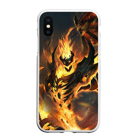 Чехол для iPhone XS Max матовый с принтом DOTA 2 SHADOW FIEND   ТЕНЬ , Силикон | Область печати: задняя сторона чехла, без боковых панелей | bristleback | dota | dota 2 | dota2 | heroes | invoker | lina | og team | pudge | shadow | shadow fiend | team liquid | team spirit | the international | windranger | бристелбек | бристл | дота | дота 2 | дота2 | пудж | тень | урса