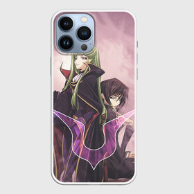 Чехол для iPhone 13 Pro Max с принтом Code Geass,  Лелуш Ламперуж и C.C ,  |  | c2 | cc | code | forest witch | grey witch | lelouch lamperouge | pizza girl | британский | гиас | код | лелуш | лелуш ламперуж | сиси