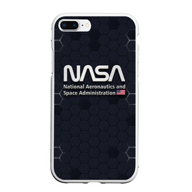 Чехол для iPhone 7Plus/8 Plus матовый с принтом NASA 3D LOGO   НАСА 3D логотип , Силикон | Область печати: задняя сторона чехла, без боковых панелей | elon | mask | musk | nasa | space x | star | америка | астронавт | звезды | земля | илон | космонавт | космос | луна | марс | маск | наса | планета | ракета | флаг