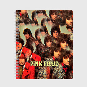Тетрадь с принтом The Piper at the Gates of Dawn - Pink Floyd , 100% бумага | 48 листов, плотность листов — 60 г/м2, плотность картонной обложки — 250 г/м2. Листы скреплены сбоку удобной пружинной спиралью. Уголки страниц и обложки скругленные. Цвет линий — светло-серый
 | pink floyd | pinkfloyd | альбом | арт | артрок | дэвид гилмор | пинк флойд | пинкфлойд | прогрессивный | психоделический | ричард райт | роджер уотерс | рок группа | сид барретт | симфонический | спэйс | эйсид