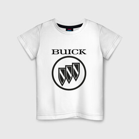 Детская футболка хлопок с принтом Buick | Black and White Logo , 100% хлопок | круглый вырез горловины, полуприлегающий силуэт, длина до линии бедер | auto | avista | buick | cascada | enclave | encore | logo | regal | verano | wildcat | авто | автомобиль | ам | бьюик | бюик | лого | логотип | машина | машины | эмблема