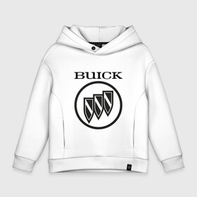 Детское худи Oversize хлопок с принтом Buick | Black and White Logo , френч-терри — 70% хлопок, 30% полиэстер. Мягкий теплый начес внутри —100% хлопок | боковые карманы, эластичные манжеты и нижняя кромка, капюшон на магнитной кнопке | Тематика изображения на принте: auto | avista | buick | cascada | enclave | encore | logo | regal | verano | wildcat | авто | автомобиль | ам | бьюик | бюик | лого | логотип | машина | машины | эмблема