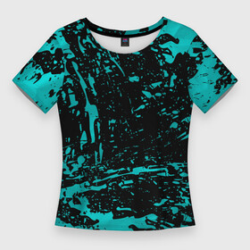 Женская футболка 3D Slim с принтом НЕОНОВЫЕ БРЫЗГИ КРАСОК  ГРАНЖ  NEON ,  |  | abstraction | colors | geometry | hexagon | neon | paints | stripes | texture | triangle | абстракция | брызги | брызги красок | геометрия | краски | неон | соты | текстура