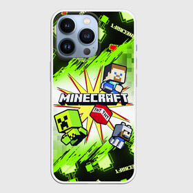 Чехол для iPhone 13 Pro с принтом MINECRAFT ART   МАЙНКРАФТ АРТ ,  |  | block | craft | creeper | cube | dungeons | game | games | logo | mine | minecraft | miner | pattern | pixel | zombie | блок | геометрия | данжен | зомби | игра | игры | крафт | крипер | кубики | лого | логотип | майкрафт | майн | майнкрафт | 