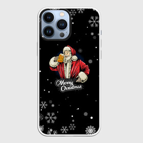 Чехол для iPhone 13 Pro Max с принтом Merry Christmas Санта с пивом ,  |  | 2022 | happy new year | merry christmas | santa | год тигра | зима близко | нг | новогодний | новогодний санта | новый год | новый год 2022 | рождество | санта | символ 2022 года | снег