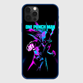 Чехол для iPhone 12 Pro Max с принтом Неоновый Сайтама One Punch-Man , Силикон |  | hagemanto | one punch man | one punchman | onepunchman | saitama | sensei | аниме | ван панч мен | ванпанчмен | лысый плащ | манга | сайтама | сильнейший человек | учитель | человек одинудар | человек одного удара