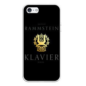 Чехол для iPhone 5/5S матовый с принтом Rammstein XXI - Klavier , Силикон | Область печати: задняя сторона чехла, без боковых панелей | lindemann | rammstein | ramstein | till lindemann | альбом | кристоф шнайдер | лоренц | метал | немецкая | оливер ридель | пауль ландерс | раммштайн | рамштайн | рихард круспе | рок группа | тилль линдеманн