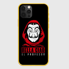 Чехол для iPhone 12 Pro с принтом BELLA CIAO EL PROFESOR , силикон | область печати: задняя сторона чехла, без боковых панелей | bella | bells | casa | ciao | de | el | jingle | la | moscow | netflix | papel | professor | resistencia | tokio | viva | бумажный | дом | профессор