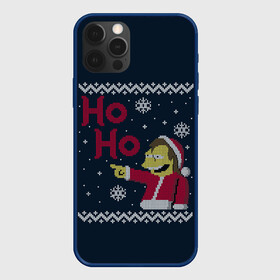 Чехол для iPhone 12 Pro Max с принтом НЕЛЬСОН ХО ХО (СИМПСОНЫ) , Силикон |  | 2022 | bad | christmas | cold | ha | hipster | ho | klaus | merry | nelson | new | santa | simpsons | snow | winter | year | год | дед | зима | клаус | мороз | нельсон | новый | рождество | санта | симпсоны | снег | ха | хипстер | 