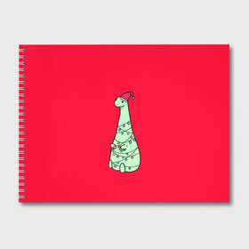 Альбом для рисования с принтом ДИНОЗАВРИК  2022 , 100% бумага
 | матовая бумага, плотность 200 мг. | 2021 | 2022 | динозаврик | динозаврики | динозавры | для друга | для подруги | дракон | дракончик | монст | монстры | новый год | подарок | рекомендации