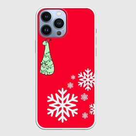 Чехол для iPhone 13 Pro Max с принтом НОВОГОДНИЙ ДРАКОНЧИК ,  |  | Тематика изображения на принте: 2021 | 2022 | new year | деда мороза | дракон | к нам приходит | клауса | костюм | новогодний | новый год | праздник | рождество | санты | снег | снежинки | снежок | узор