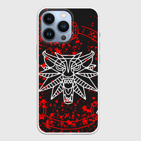 Чехол для iPhone 13 Pro с принтом THE WITCHER 3   ВЕДЬМАК 3   BLOOD ,  |  | Тематика изображения на принте: geralt | the witcher | the witcher wild hunt | witcher | wolf | аард | аксий | белый волк | ведьмак | ведьмак 3 | волк | геральт | игни | ирден | йенифер | каер морхен | квен | охотник | трисс | цири