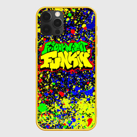 Чехол для iPhone 12 Pro с принтом Friday Night Funkin Logo Acid Style , силикон | область печати: задняя сторона чехла, без боковых панелей | friday night funkin | ночь пятницы фанкин | пятничный вечер фанкин | фрайдей найт фанкин | фридей найт фанкин