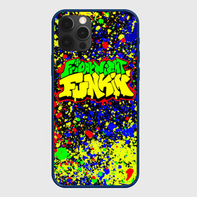 Чехол для iPhone 12 Pro Max с принтом Friday Night Funkin Logo Acid Style , Силикон |  | friday night funkin | ночь пятницы фанкин | пятничный вечер фанкин | фрайдей найт фанкин | фридей найт фанкин