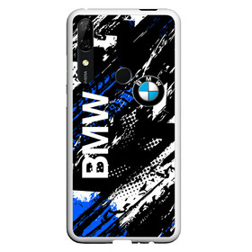 Чехол для Honor P Smart Z с принтом BMW следы от шин. , Силикон | Область печати: задняя сторона чехла, без боковых панелей | bmw | bmw performance | m | motorsport | performance | бмв | моторспорт | следы о  шин