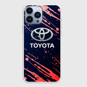 Чехол для iPhone 13 Pro Max с принтом Toyota градиент. ,  |  | Тематика изображения на принте: auto | sport | toyota | авто | автомобиль | бренд | спорт | тойота