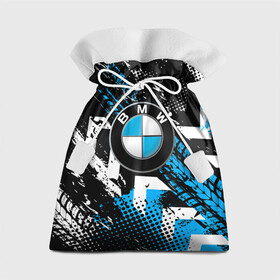 Подарочный 3D мешок с принтом Следы от шин BMW , 100% полиэстер | Размер: 29*39 см | Тематика изображения на принте: bmw | bmw performance | m | motorsport | performance | бмв | моторспорт