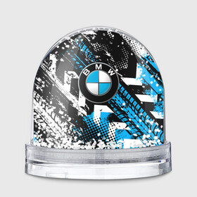 Игрушка Снежный шар с принтом Следы от шин BMW , Пластик | Изображение внутри шара печатается на глянцевой фотобумаге с двух сторон | bmw | bmw performance | m | motorsport | performance | бмв | моторспорт