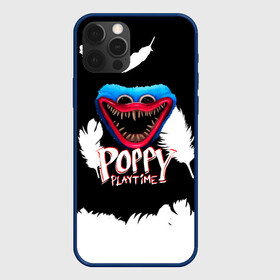Чехол для iPhone 12 Pro Max с принтом Poppy Playtime Перья. , Силикон |  | poppy playtime | игра | кукла | монстр | плэйтайм | поппи плейтайм | хагги вагги | хоррор
