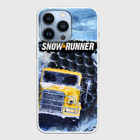 Чехол для iPhone 13 Pro с принтом SNOWRUNNER ART   СНОУРАННЕР АРТ ,  |  | Тематика изображения на принте: game | snow runner | snowrunner | winter | грузовик | дальнобойщик | зима | игра | лес | симулятор | снег | сноу раннер | сноураннер