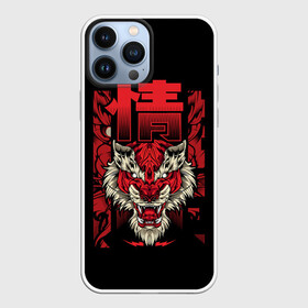 Чехол для iPhone 13 Pro Max с принтом Japanese Red Tiger ,  |  | 2022 | 2022 год | japa | japan tiger | japanese | japanese tiger | tiger | год тигра | новый год 2022 | новый год тигра | тигр