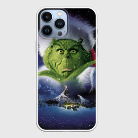 Чехол для iPhone 13 Pro Max с принтом Гринч   The Grinch ,  |  | Тематика изображения на принте: grinch | гринч | дед мороз | джим керри | елка | кино | новый год | рождество | санта | снег | снежинка