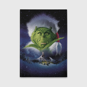 Обложка для автодокументов с принтом Гринч The Grinch , натуральная кожа |  размер 19,9*13 см; внутри 4 больших “конверта” для документов и один маленький отдел — туда идеально встанут права | Тематика изображения на принте: grinch | гринч | дед мороз | джим керри | елка | кино | новый год | рождество | санта | снег | снежинка