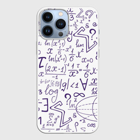 Чехол для iPhone 13 Pro Max с принтом МАТЕМАТИЧЕСКИЕ ФОРМУЛЫ   НАУКА ,  |  | emc 2 | emc2 | formula | знаменитые формулы | математика | наука | план | расчёта | схема | точные науки | физика | формула | формулы | чертёж | черчение | число п | эйнштейн
