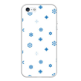 Чехол для iPhone 5/5S матовый с принтом Снег идёт , Силикон | Область печати: задняя сторона чехла, без боковых панелей | мороз | новогодний | новый год | паттерн | рождественски | рождество | сезон | снег | снегопад | снежинки | хима | холод | холодно