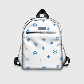 Детский рюкзак 3D с принтом Снег идёт , 100% полиэстер | лямки с регулируемой длиной, сверху петелька, чтобы рюкзак можно было повесить на вешалку. Основное отделение закрывается на молнию, как и внешний карман. Внутри дополнительный карман. По бокам два дополнительных кармашка | мороз | новогодний | новый год | паттерн | рождественски | рождество | сезон | снег | снегопад | снежинки | хима | холод | холодно