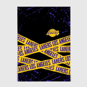 Постер с принтом LAKERS LOGO БРЫЗГИ КРАСОК , 100% бумага
 | бумага, плотность 150 мг. Матовая, но за счет высокого коэффициента гладкости имеет небольшой блеск и дает на свету блики, но в отличии от глянцевой бумаги не покрыта лаком | america | basketball | kobe bryant | la | la lakers | lakers | lines | los angeles lakers | nba | usa | баскетбол | брызги | брызги красок | кобе брайант | краски | линии | лос анджелес лейкерс | нба | полосы | сша