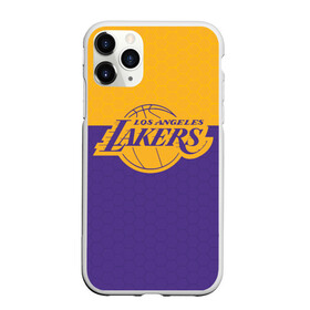 Чехол для iPhone 11 Pro Max матовый с принтом LAKERS LINE HEXAGON SPORT , Силикон |  | Тематика изображения на принте: america | basketball | hexagon | kobe bryant | la | la lakers | lakers | los angeles lakers | nba | usa | баскетбол | гексагон | геометрия | кобе брайант | лос анджелес лейкерс | нба | соты | сша