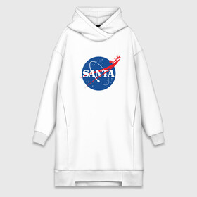 Платье-худи хлопок с принтом S A N T A (NASA) ,  |  | 2022 | bad | christmas | cold | hipster | ho | klaus | merry | nasa | new | santa | snow | space | winter | year | год | дед | зима | клаус | космос | мороз | наса | новый | рождество | санта | снег | хипстер | хо | холод