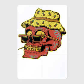 Магнитный плакат 2Х3 с принтом Summer skull 2028 , Полимерный материал с магнитным слоем | 6 деталей размером 9*9 см | ananas | eyes | hype | jaw | palma | panama | skull | summer | teeth | web | ананас | глаза | зубы | лето | очки | пальма | панама | пасть | паутина | хайп | череп