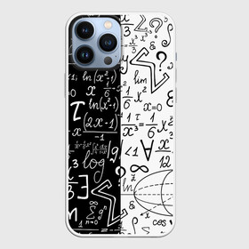Чехол для iPhone 13 Pro Max с принтом ЧЁРНО БЕЛЫЕ ФОРМУЛЫ   ФИЗИКА   МАТЕМАТИКА ,  |  | emc 2 | emc2 | sience | знаменитые формулы | математика | наука | студенты | студенческие | физика | формулы | эйнштейн