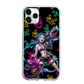 Чехол для iPhone 11 Pro матовый с принтом JINX ARCANE NEON MEOW LOL , Силикон |  | Тематика изображения на принте: akali | arcane | fan | fan art | hero | jinx | kda | kda mas | league of legends | lol | meow | moba | neon | netflix | акали | аркейн | герой | джинкс | кда | лига легенд | лол | моба | неон | нетфликс | сериал