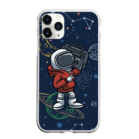 Чехол для iPhone 11 Pro матовый с принтом КОСМИЧЕСКАЯ МУЗЫКА | SPACE MUSIC , Силикон |  | astronaut | music | planet | rocket | space | stars | астронавт | звезда | звезды | космонавт | космос | магнитафон | мафон | музыка | музыкант | планета | планеты | ракета