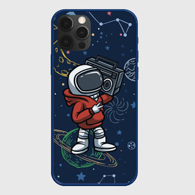 Чехол для iPhone 12 Pro Max с принтом КОСМИЧЕСКАЯ МУЗЫКА | SPACE MUSIC , Силикон |  | astronaut | music | planet | rocket | space | stars | астронавт | звезда | звезды | космонавт | космос | магнитафон | мафон | музыка | музыкант | планета | планеты | ракета