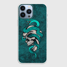 Чехол для iPhone 13 Pro Max с принтом SKULL  SNAKE ,  |  | art | bones | dead | death | poison | skull | snake | арт | змеи | змея | кости | череп | черепа | яд | ядовитая