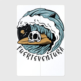 Магнитный плакат 2Х3 с принтом Fuerteventura - surfing , Полимерный материал с магнитным слоем | 6 деталей размером 9*9 см | fin | furteventura | hype | shark | skull | summer | surfing | wave | акула | волна | лето | плавник | сёрфинг | фуэртевентура | хайп | череп