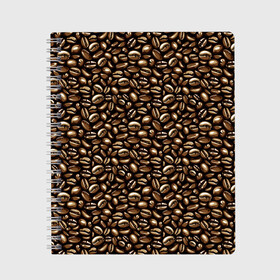 Тетрадь с принтом Кофе (Coffee) , 100% бумага | 48 листов, плотность листов — 60 г/м2, плотность картонной обложки — 250 г/м2. Листы скреплены сбоку удобной пружинной спиралью. Уголки страниц и обложки скругленные. Цвет линий — светло-серый
 | Тематика изображения на принте: americano | chocolate | coffee | espresso | latte | moccacino | mocha | nescafe | tea | американо | арабика | бариста | бармен | капучино | кофе | кофевар | кофейные зерна | кофейня | кружка кофе | латте | макиато | моккачино | мокко |
