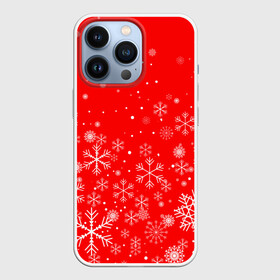 Чехол для iPhone 13 Pro с принтом Летящие снежинки ,  |  | 2022 | happy new year | merry christmas | год тигра | зима близко | нг | новогодний | новогодний тигр | новый год | новый год 2022 | рождество | символ 2022 года | снежинки