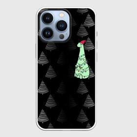 Чехол для iPhone 13 Pro с принтом ДИНОЗАВРИК В СТИЛЕ НОВОГО ГОДА ,  |  | 2021 | new year | в топе | деда мороза | динозавр | динозаврик | ёлочки | к нам приходит | как у всех | клауса | костюм | новогодний | новый год | праздник | рекомендации | рождество | санты | снег | снежинки