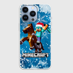 Чехол для iPhone 13 Pro с принтом МАЙНКРАФТ НОВОГОДНИЙ, MINECRAFT ,  |  | 2021 | 2022 | creeper | dungeons | earth | game | merry christmas | minecraft | minecraft earth | new year | snow | winter | блоки | грифер | зима | игры | квадраты | компьютерная игра | крафт | крипер | маинкрафт | майн 