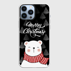 Чехол для iPhone 13 Pro Max с принтом MERRY CHRISTMAS BEARS ,  |  | 2021 | 2022 | new year | деда мороза | зима | к нам приходит | как у всех | костюм | медвежонок | мишка | новогодний | новый год | праздник | рекомендации | рождество | снег | снежинки | снежок | узор | хочу