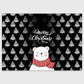 Поздравительная открытка с принтом MERRY CHRISTMAS BEARS , 100% бумага | плотность бумаги 280 г/м2, матовая, на обратной стороне линовка и место для марки
 | 2021 | 2022 | new year | деда мороза | зима | к нам приходит | как у всех | костюм | медвежонок | мишка | новогодний | новый год | праздник | рекомендации | рождество | снег | снежинки | снежок | узор | хочу