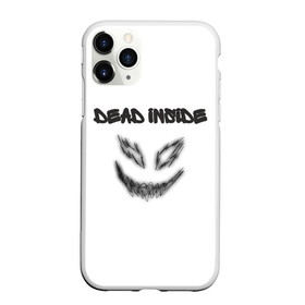 Чехол для iPhone 11 Pro матовый с принтом Zxc Smile , Силикон |  | dead inside | demon | depression | dota 2 | drain | phonk | smile | tilted | zxc | zxcursed