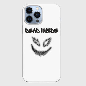 Чехол для iPhone 13 Pro Max с принтом Zxc Smile ,  |  | Тематика изображения на принте: dead inside | demon | depression | dota 2 | drain | phonk | smile | tilted | zxc | zxcursed